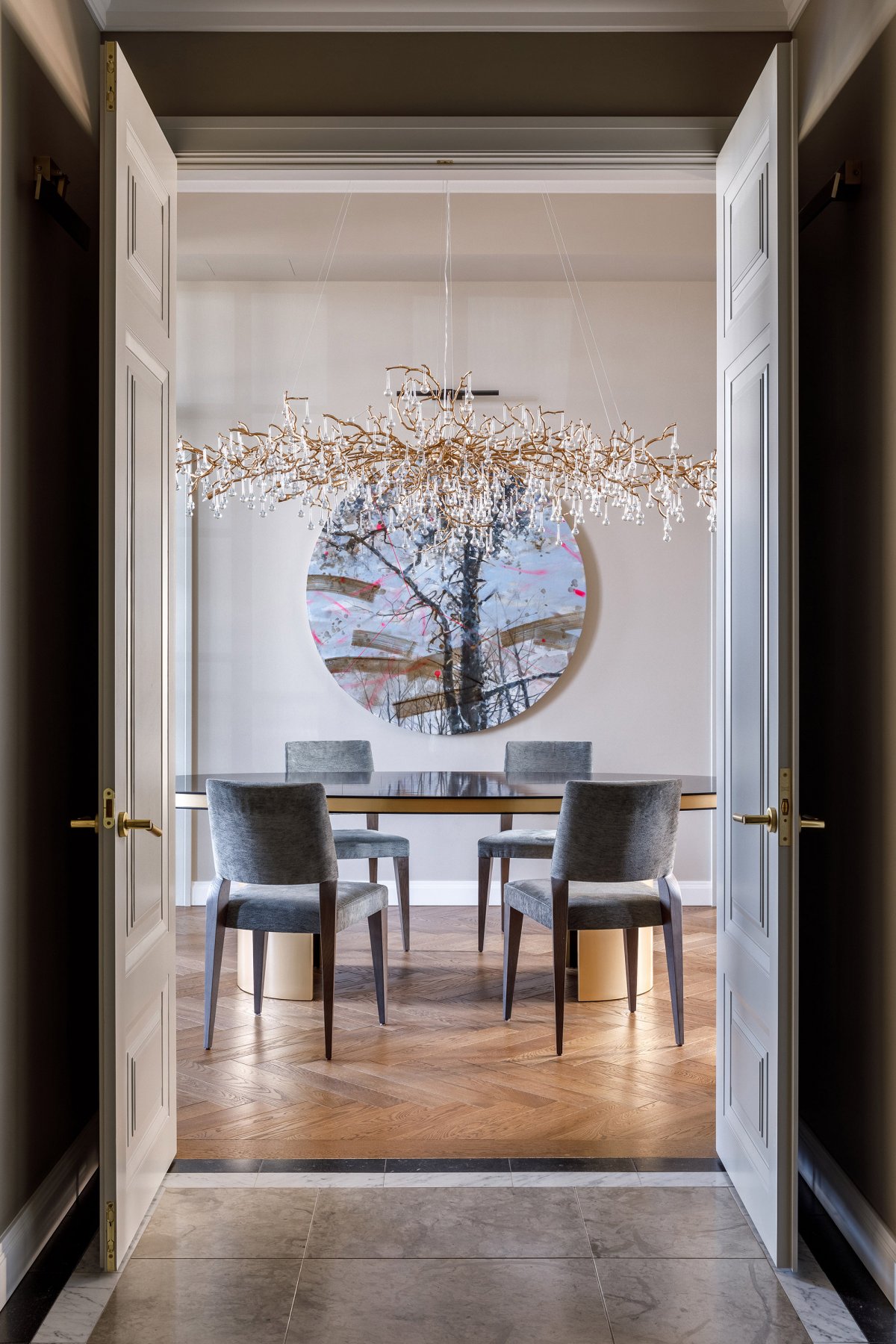 莫斯科顶层公寓，打造理想氛围的室内设计佳作-4