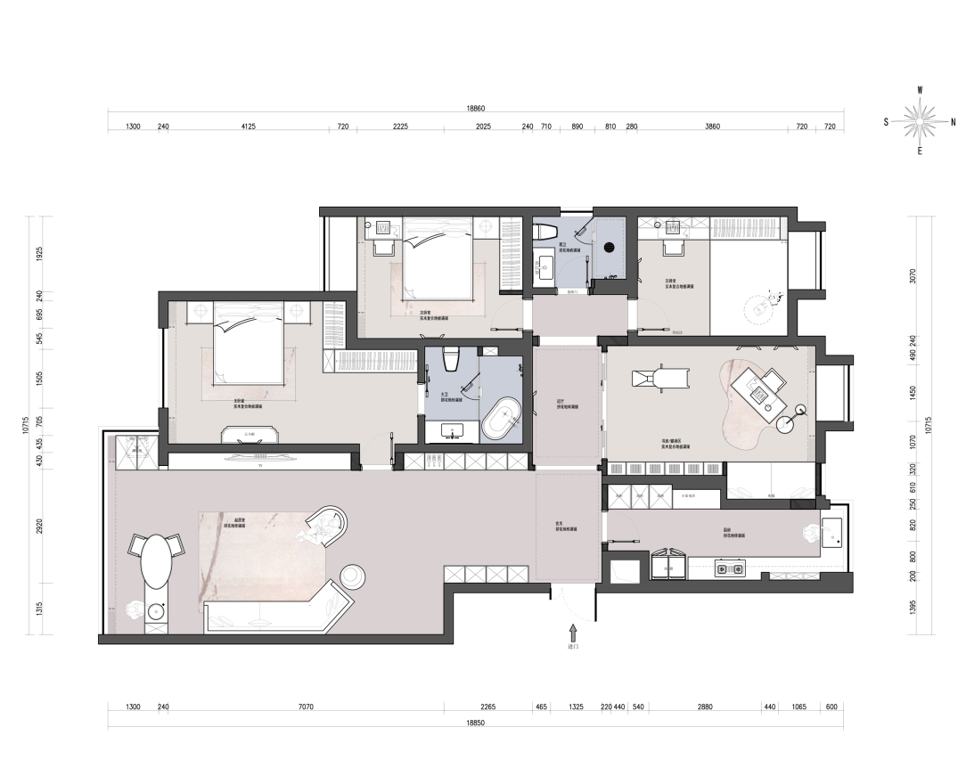 智慧流动,个性张扬的 170㎡家庭空间改造丨中国青岛丨观止建设-25