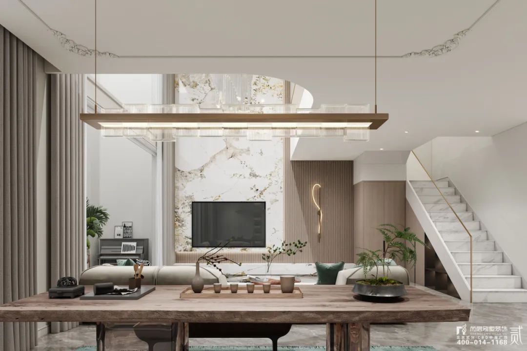 全案整装 | 460㎡现代法式，隔绝外界嘈杂，尽享松弛生活，浪漫人生！-29