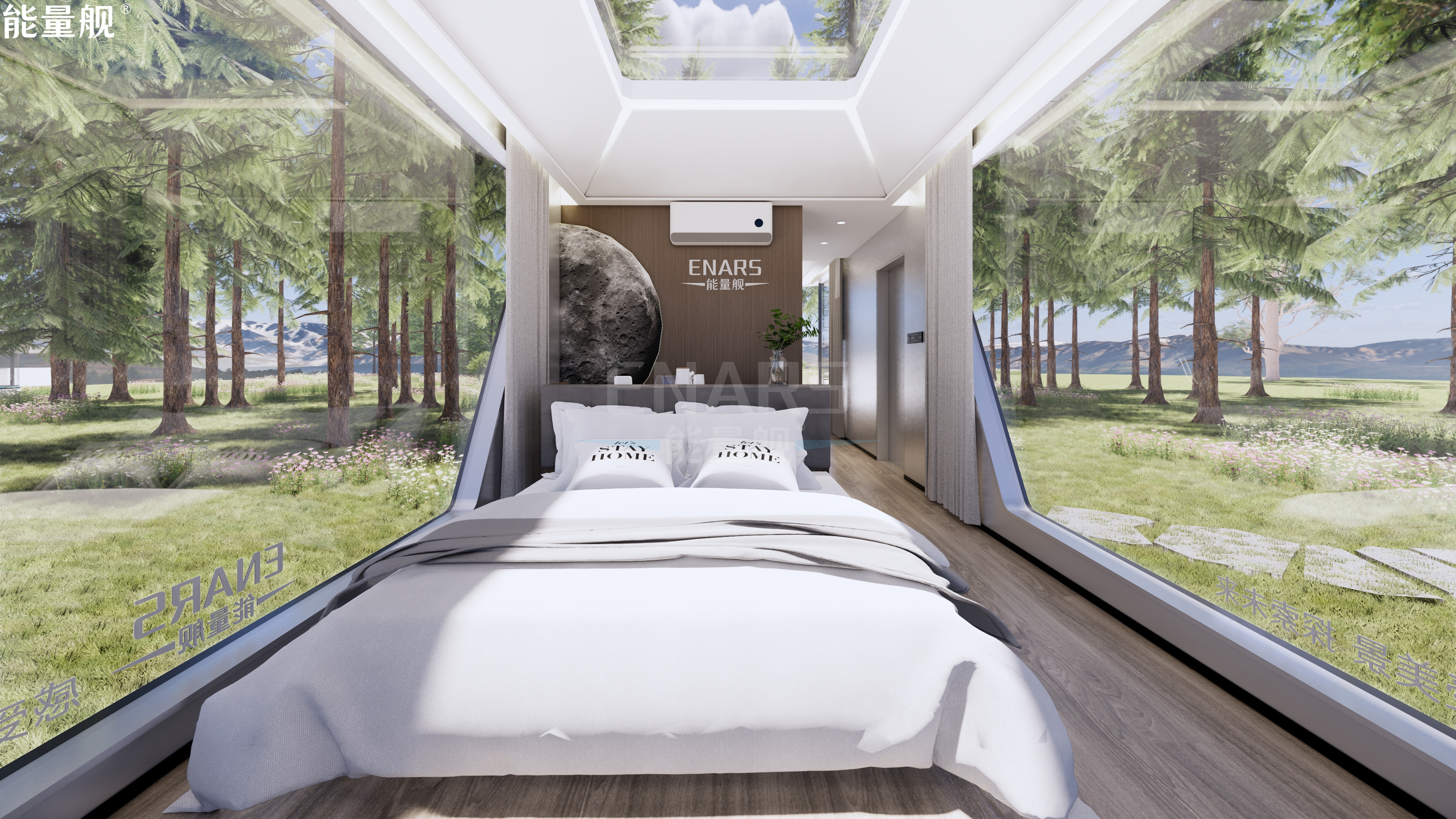 可移动太空舱民宿能量舰 EV20丨ENARS 能量舰品牌-15