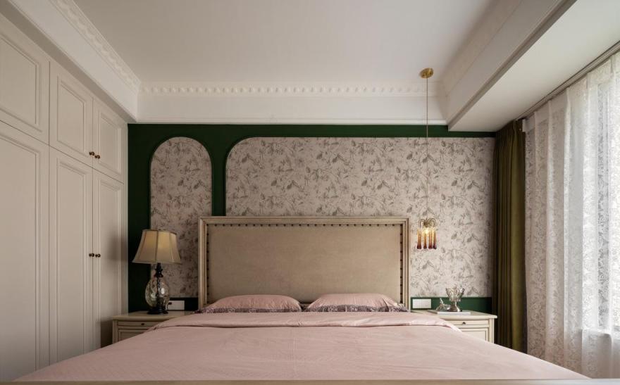 复古美式田园四室两厅设计-37