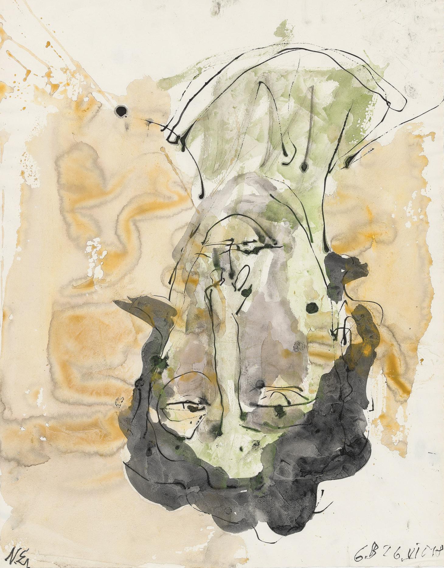 颠覆与致敬 | Baselitz 新作“Devotion”探索艺术大师自我肖像-11