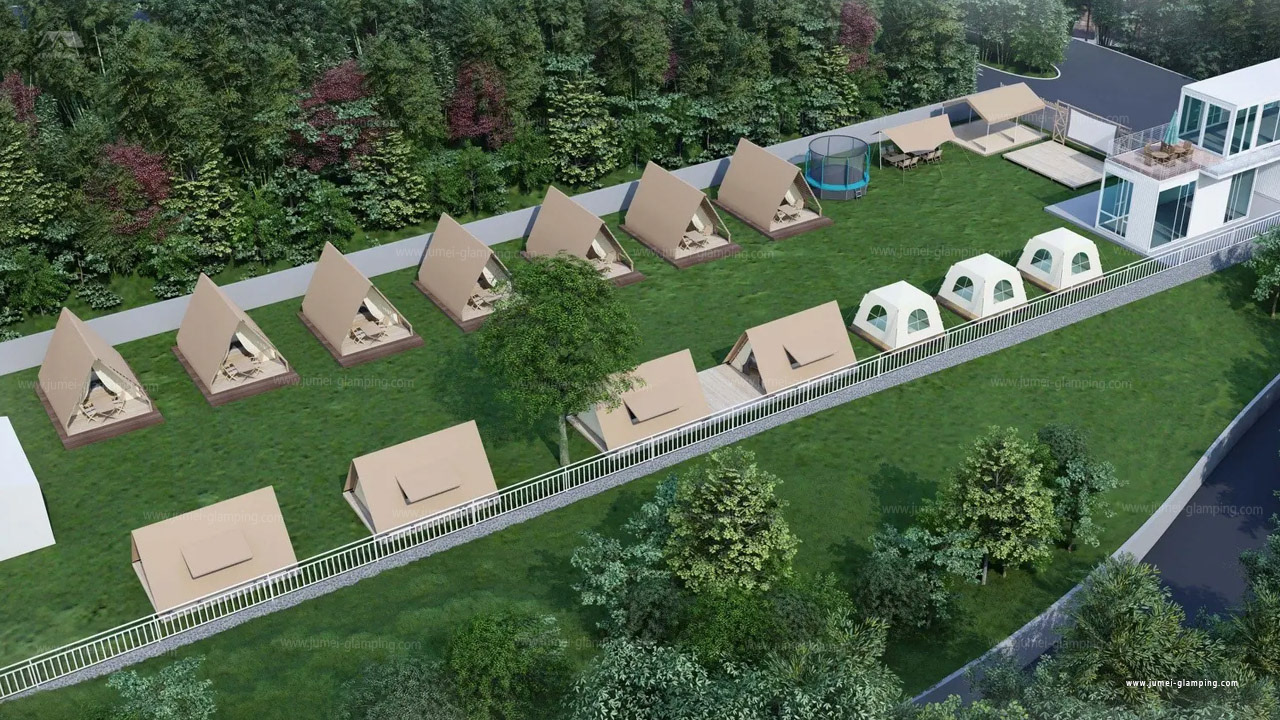 Aframe Safari 帐篷野奢露营-4