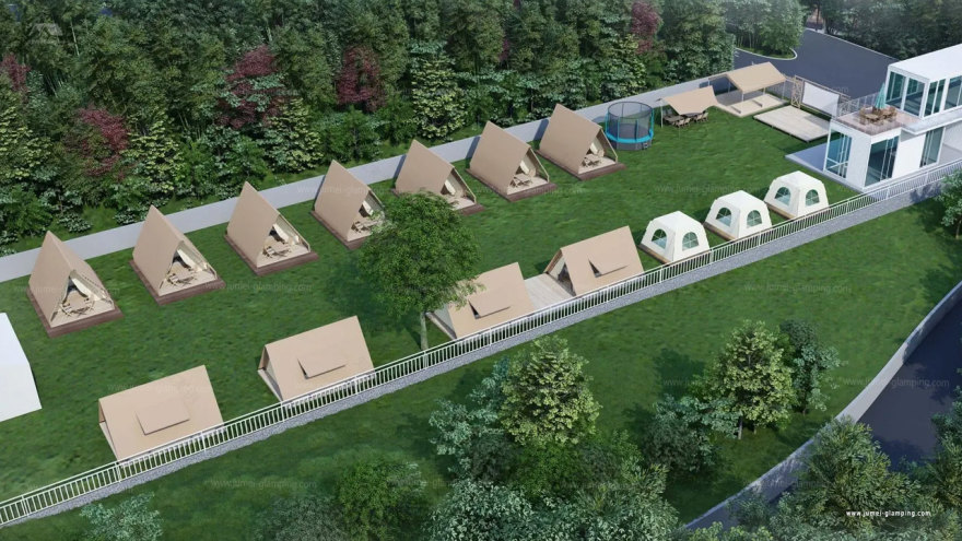 Aframe Safari 帐篷野奢露营-4