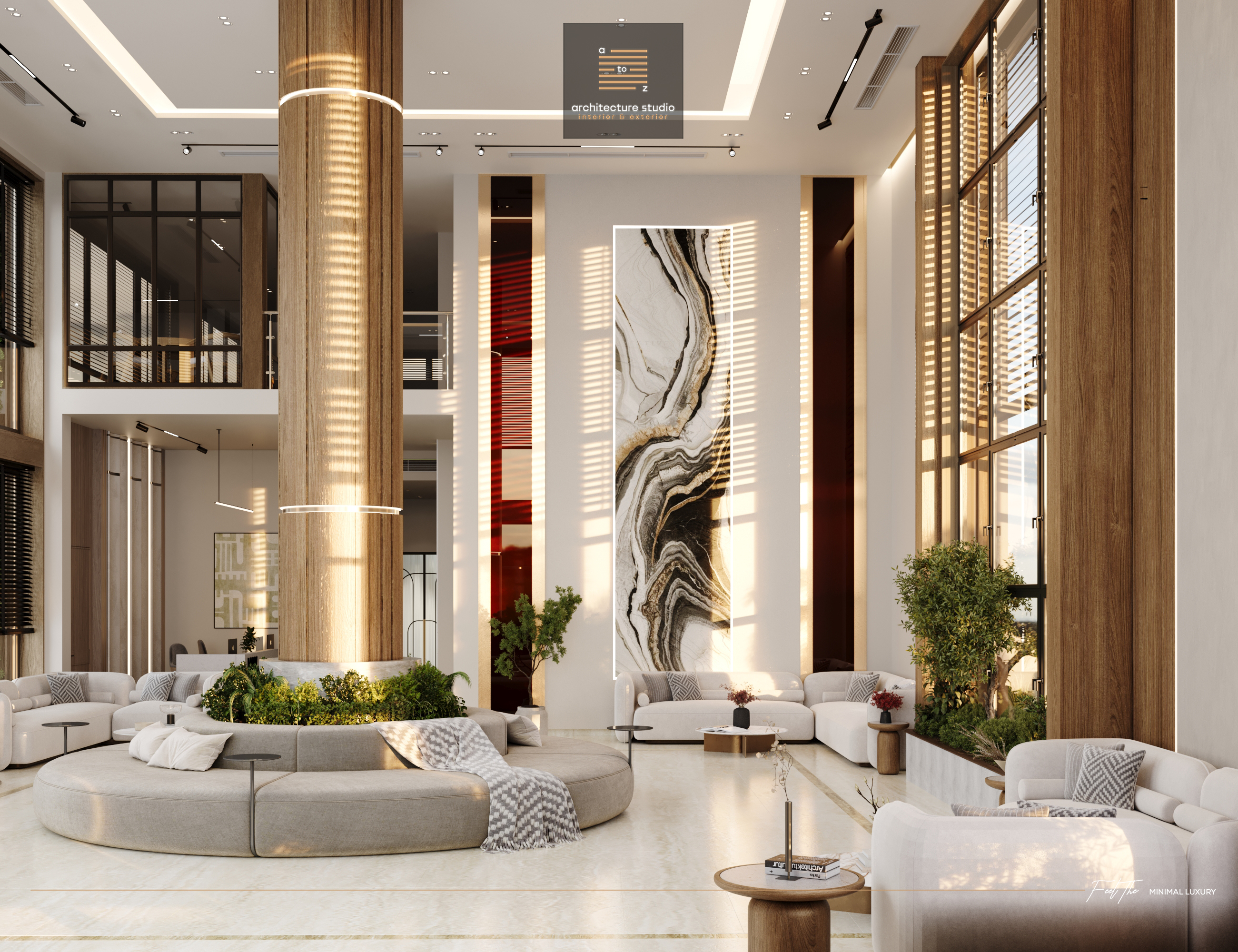 现代酒店接待处丨沙特阿拉伯丨A2Z Architects-9