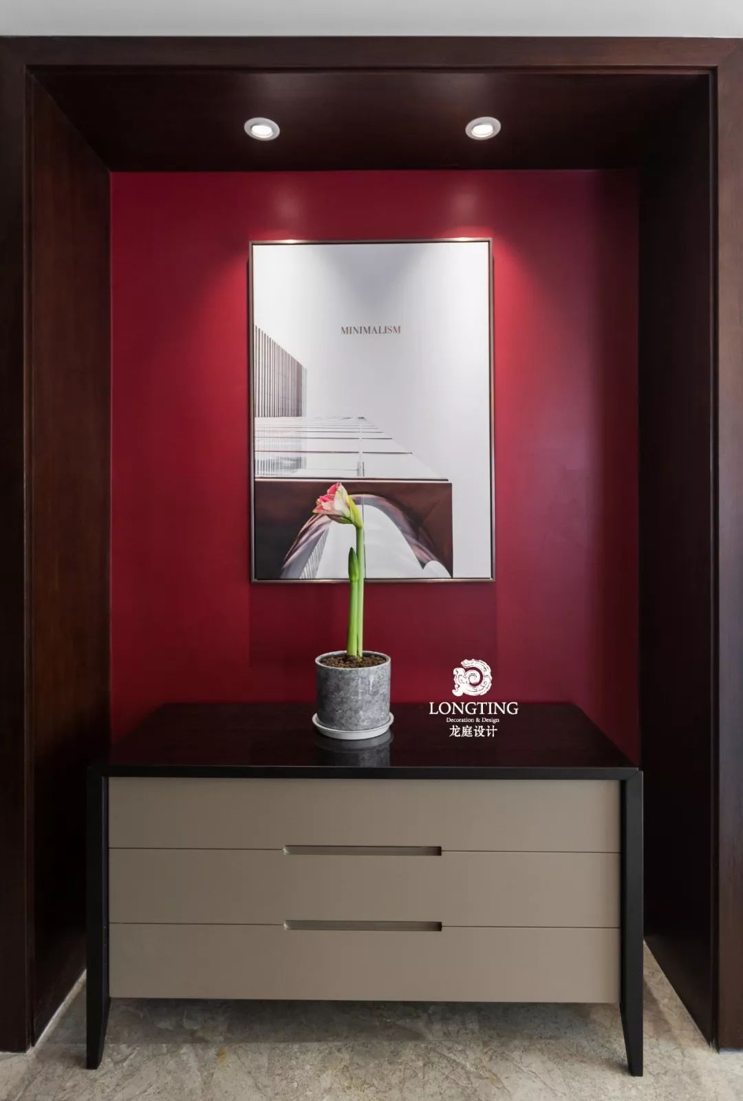 现代简约风 金色水岸龙庭设计实景-18