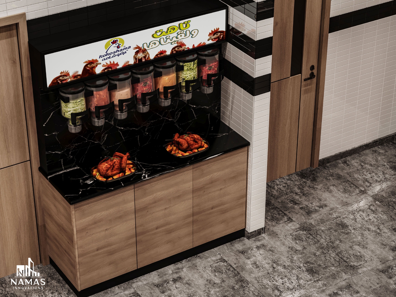 Kokoshama | Modern Chicken Shop Interior Design-4