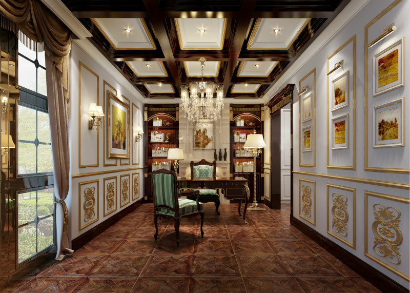 法式风格别墅设计丨四川帝豪 ACAD 设计事务所-14