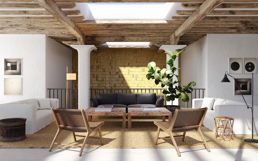 18 位建筑大师的伊维萨岛私人别墅设计,自然融入奢华-122