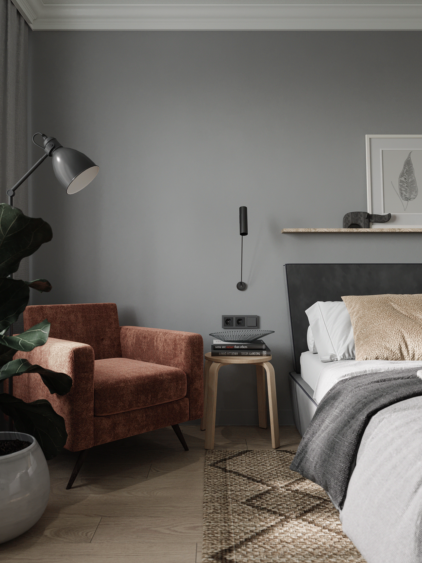 清新的小公寓，完美效果展现                     -10