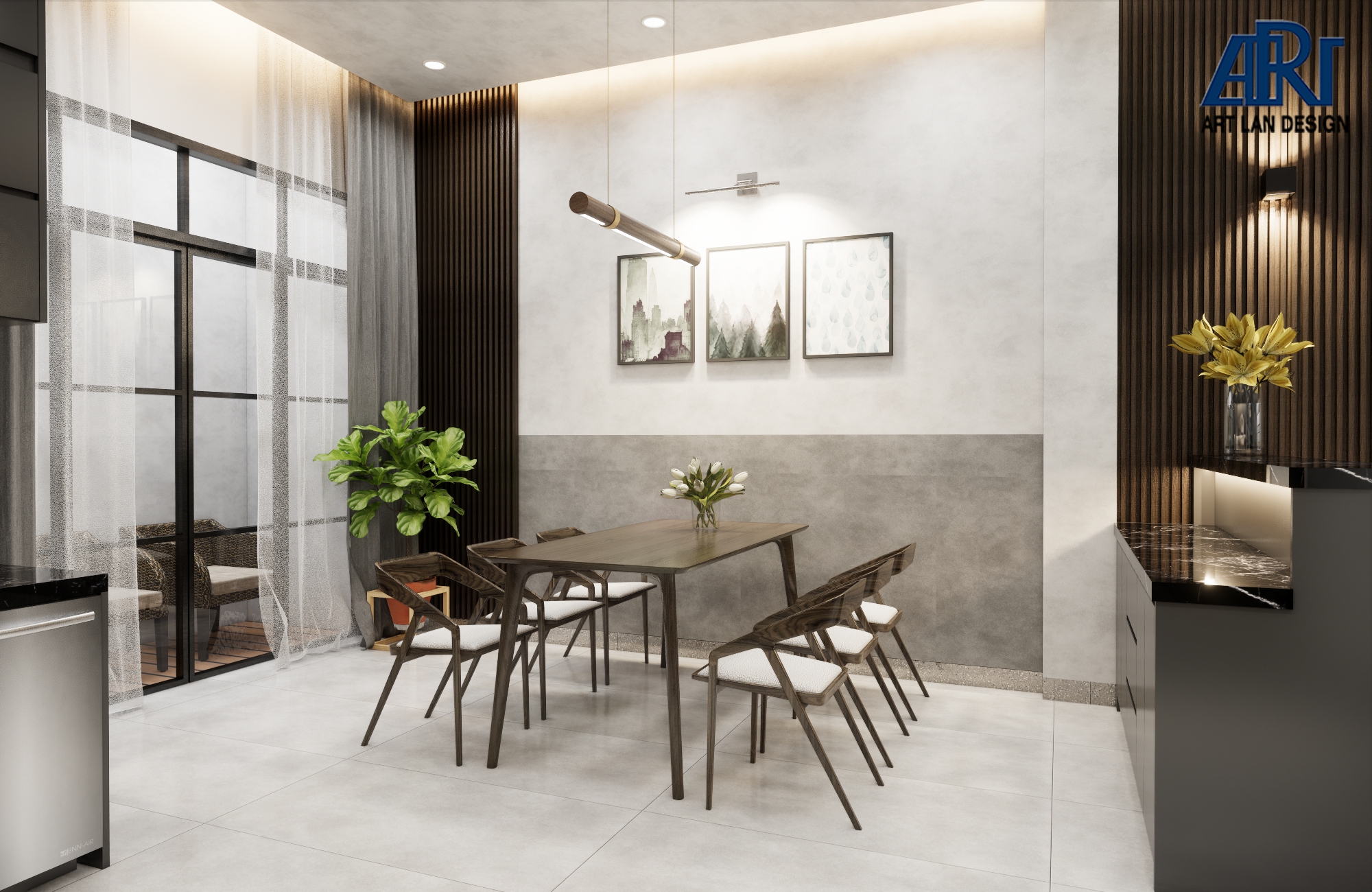 NỘI THẤT NHÀ PHỐ 2 TẦNG - HIỆN ĐẠI-6