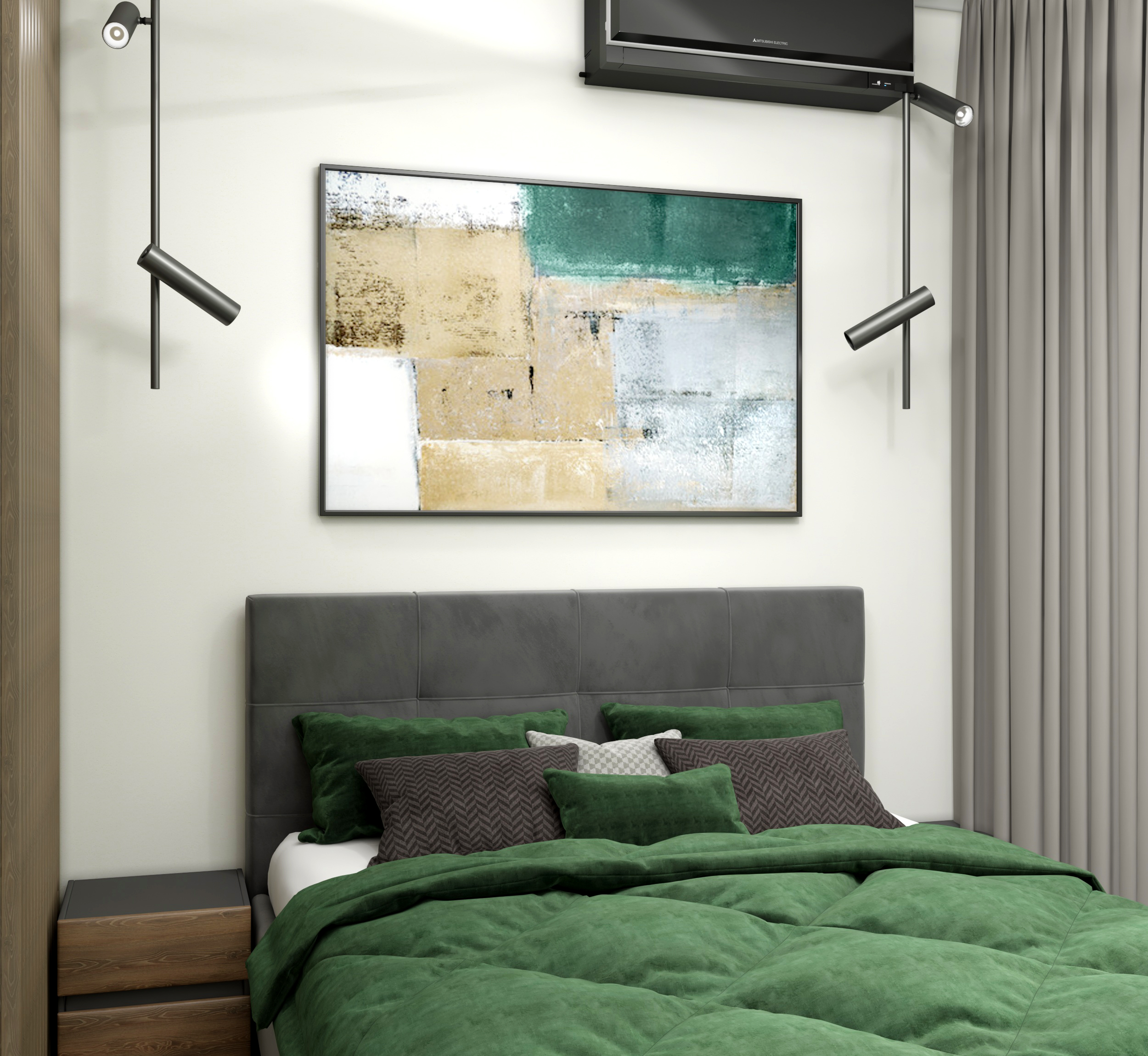 1 bedroom colours interior design-6