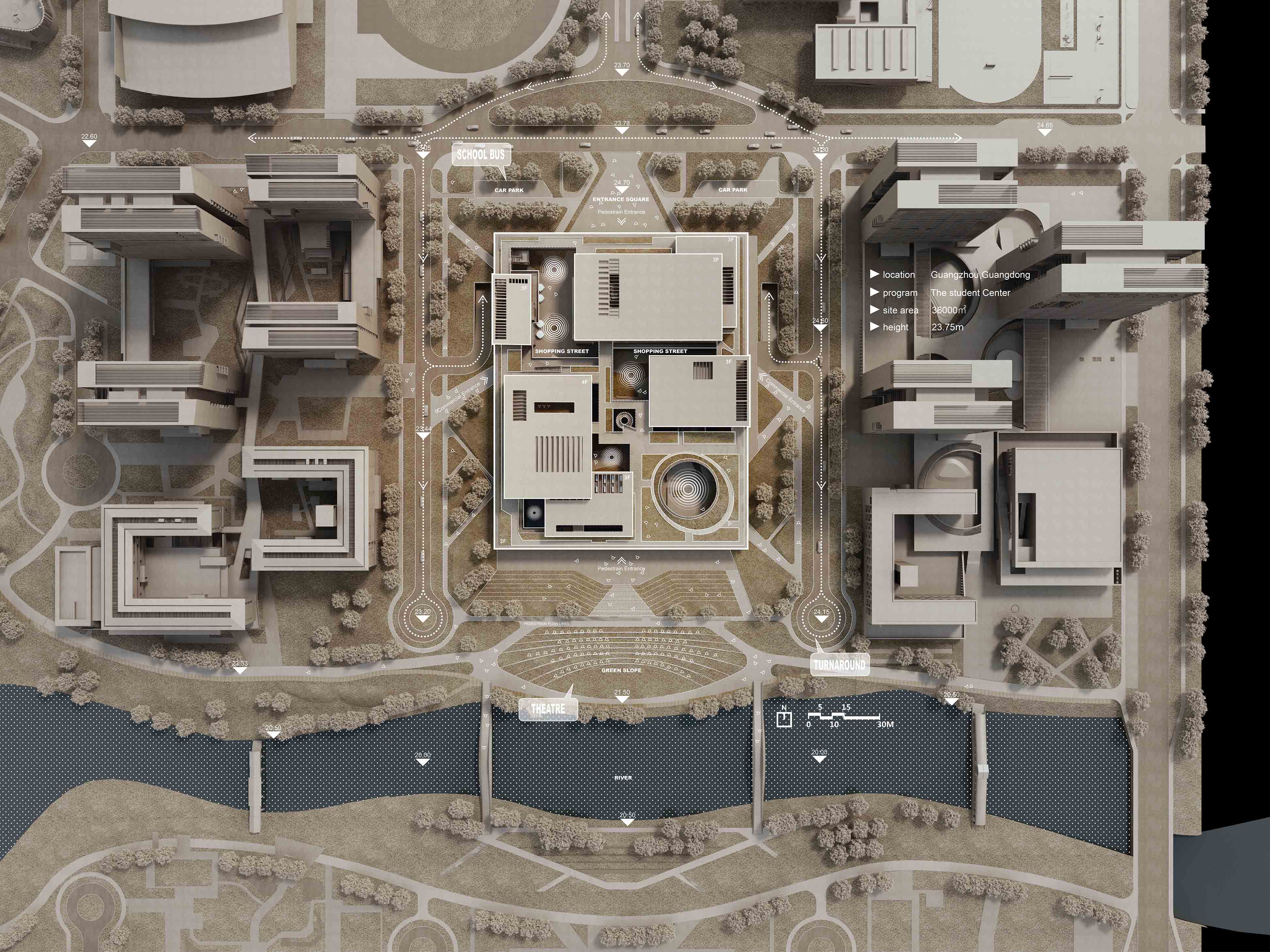 华南理工大学广州国际校区，E5文化活动中心 / 华工设计院-22