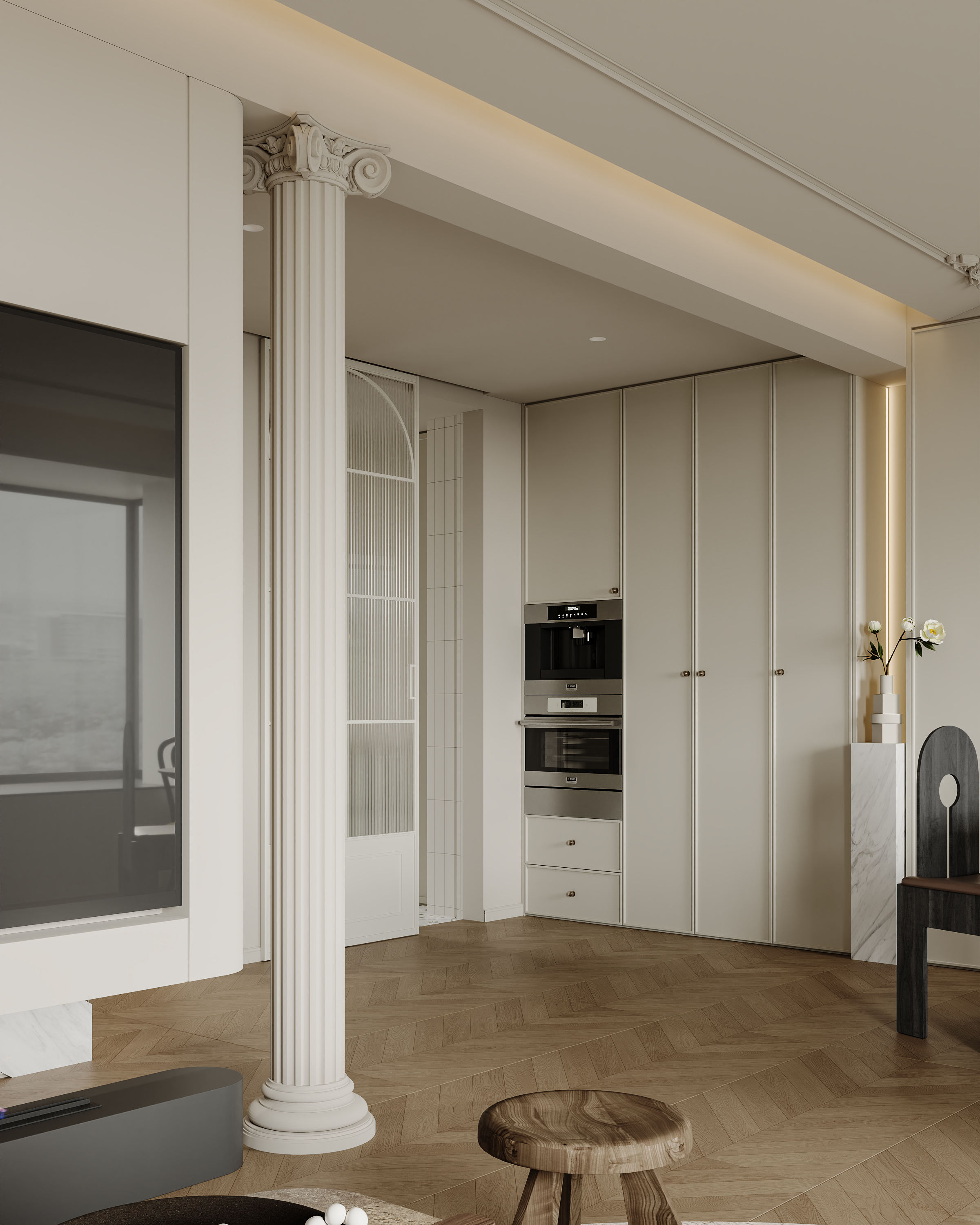 法式中古风家居渲染-8