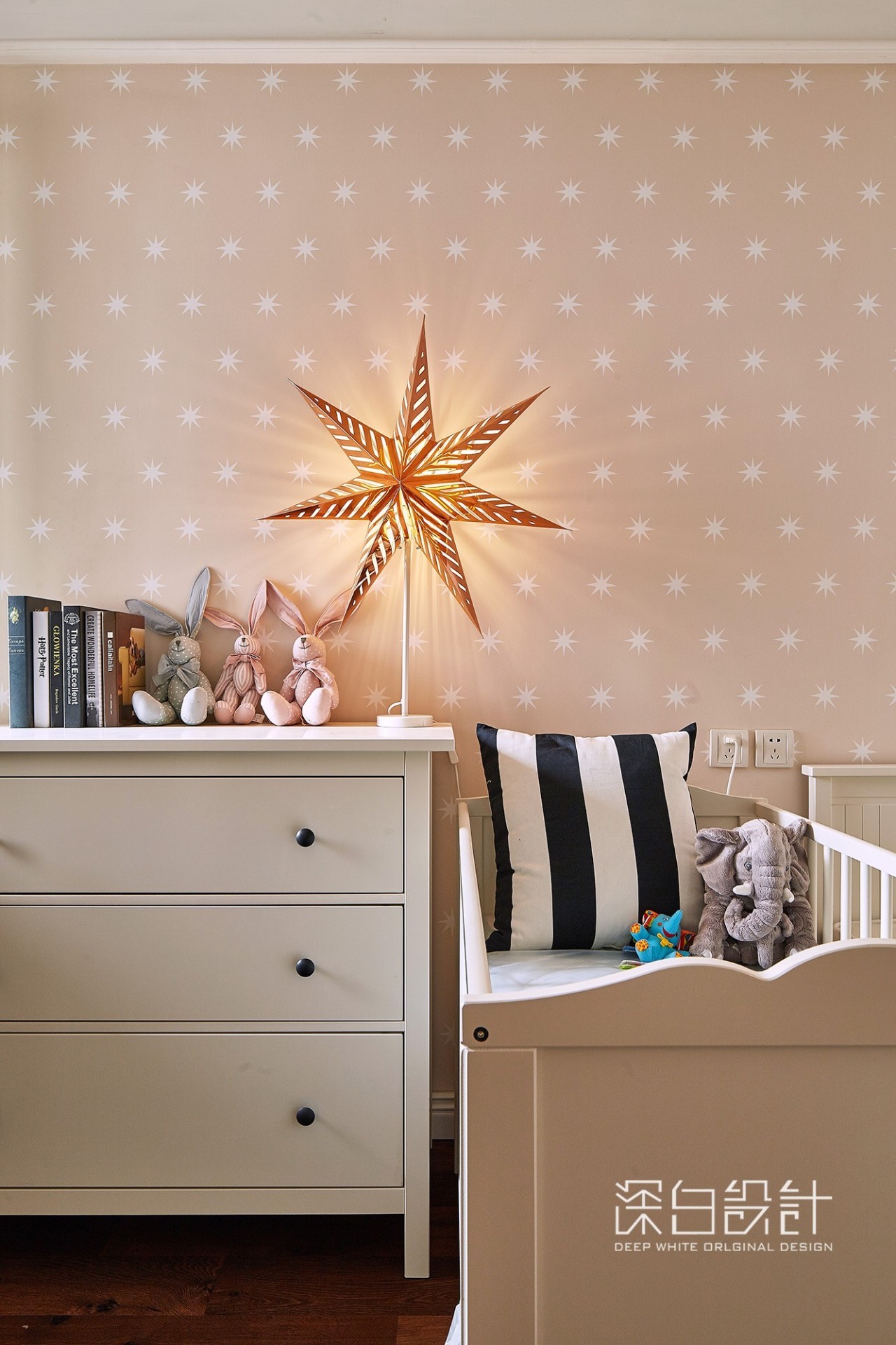 天津 90 平米美式休闲家居设计,浪漫雅致的中西合璧-2