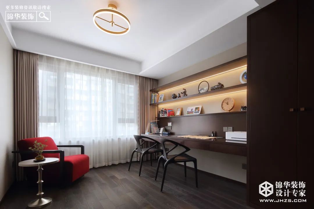 现代简约东方美学 · 正荣润峰 140㎡家庭空间设计丨张凯-23
