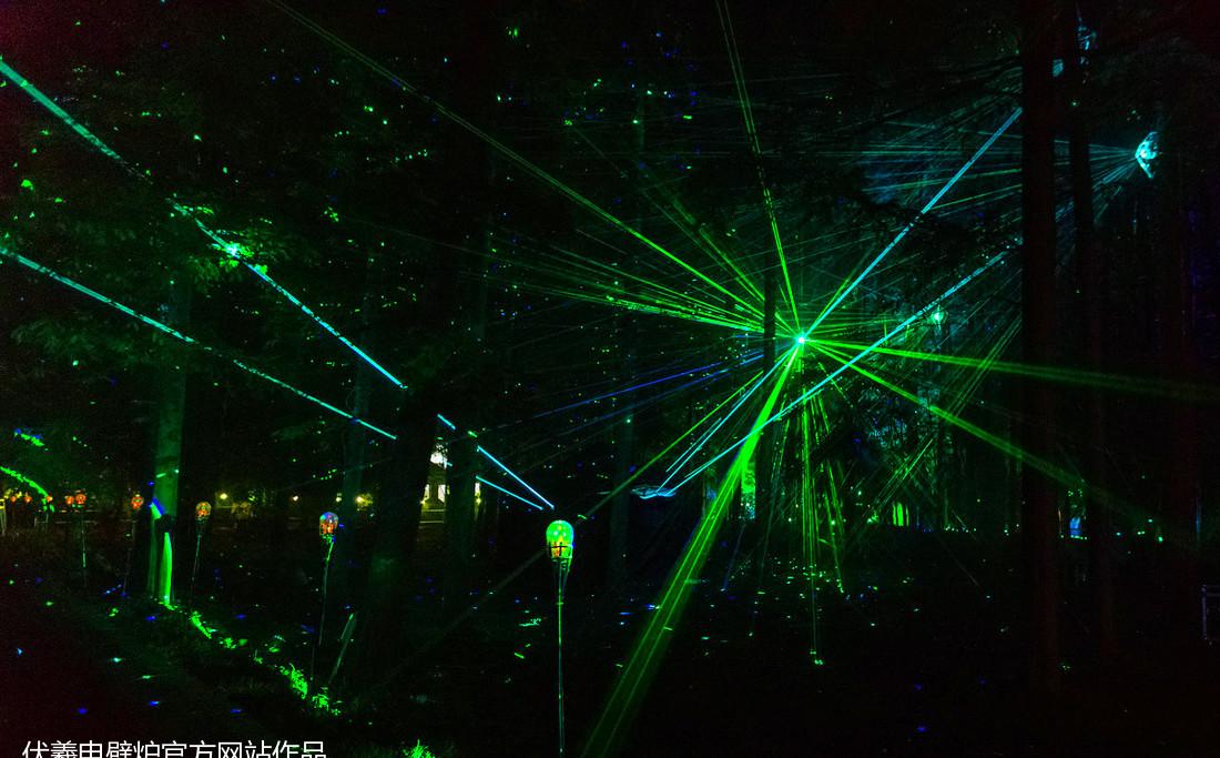 魔都崇明梦幻森林伏羲 3D 电壁炉，篝火灯光秀惊艳登场！-44