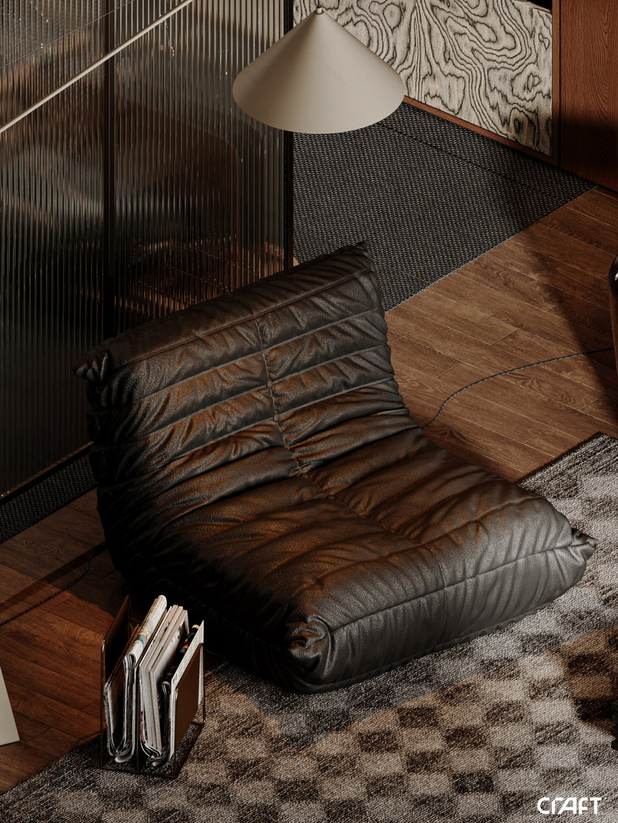 起居空间·健身房·小厨房丨沙特阿拉伯丨Square Meter Office-15