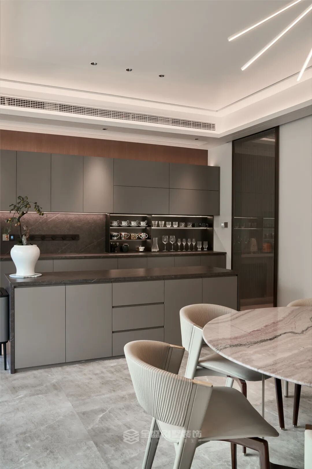 300m²现代禅意|珊瑚世纪：光影流转逸趣生-32