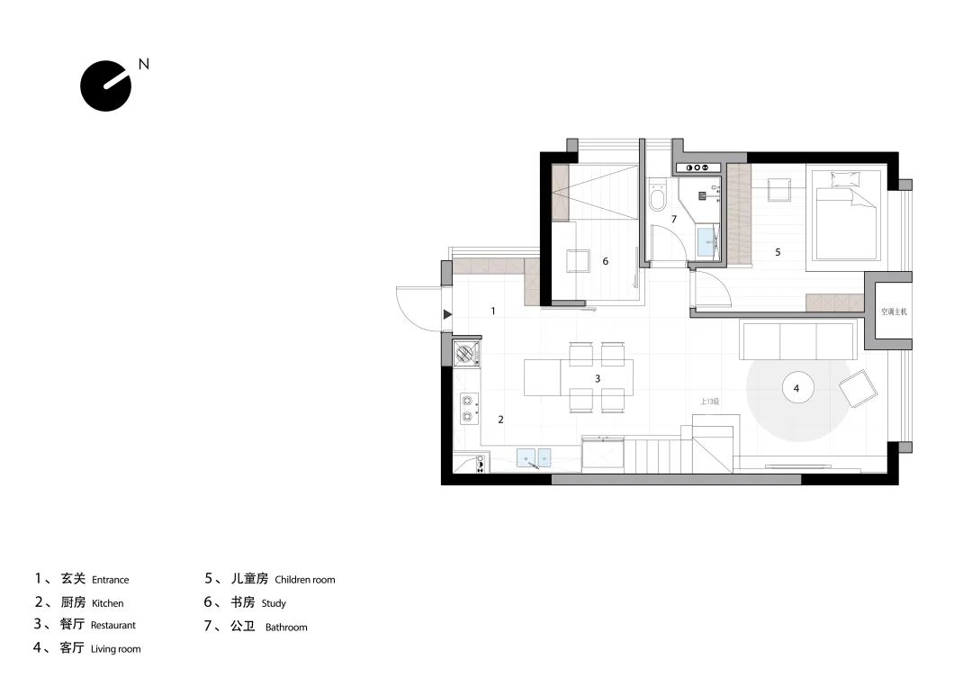 现代简约复式住宅的惊艳改造丨中国广州丨奕米設計工作室-30