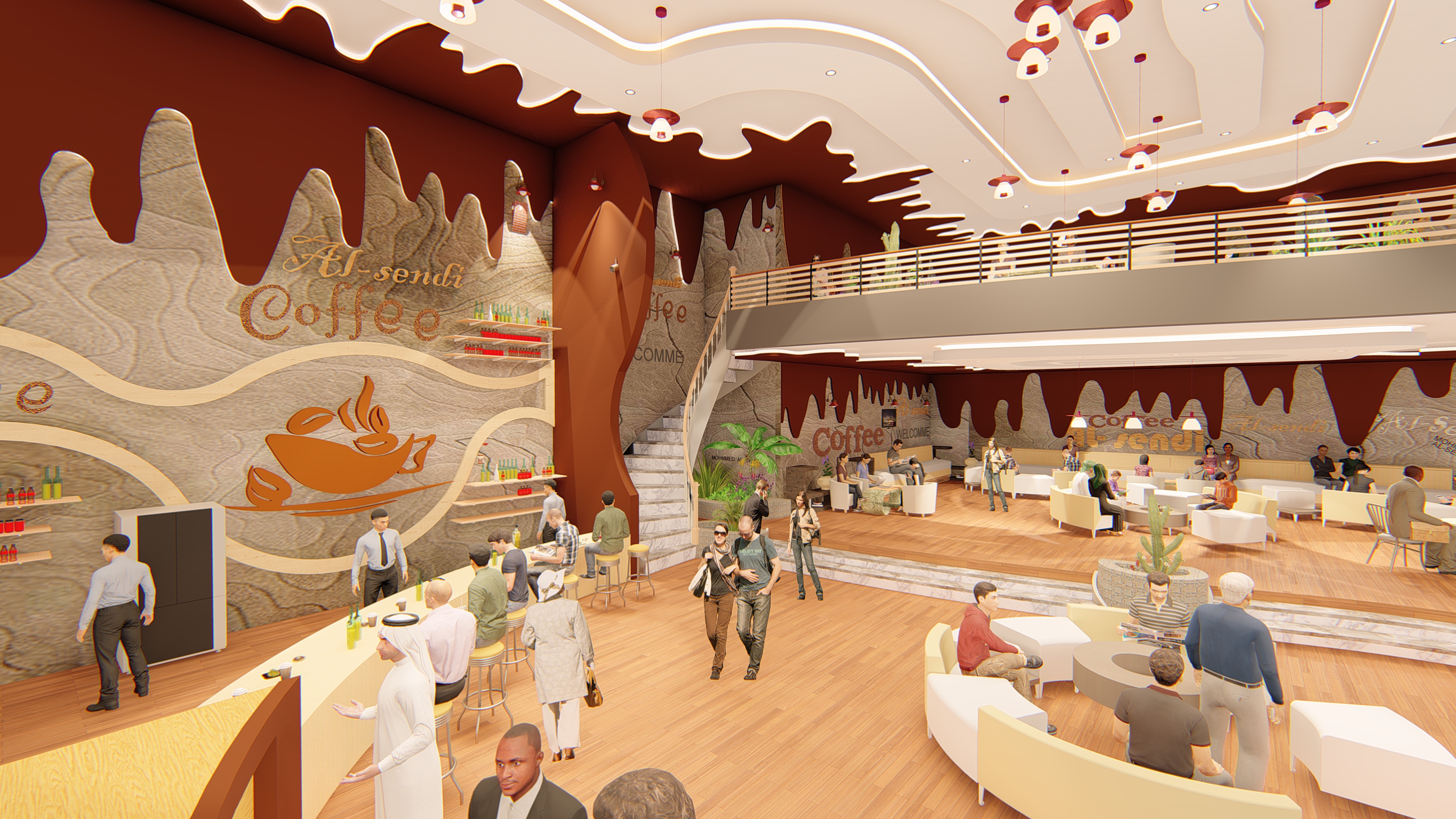 تصميم Coffee shop-19