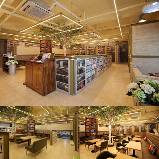 温馨 150 平漫画咖啡厅设计-1