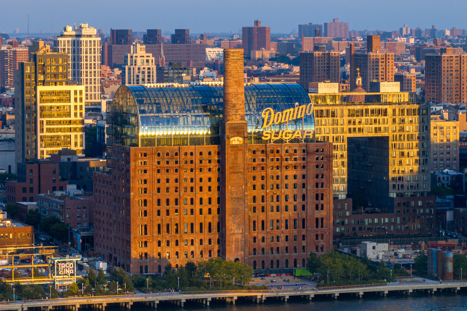 Landmarked Office Building, The Refinery at Domino, Opens on the Williamsburg Waterfront - New York YIMBY-3