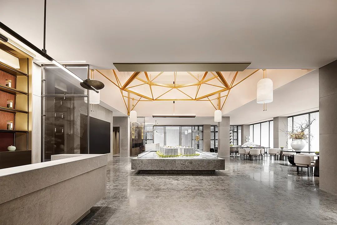 华侨城路劲南京山语隽府售楼处设计丨中国南京丨春山秋水设计-11