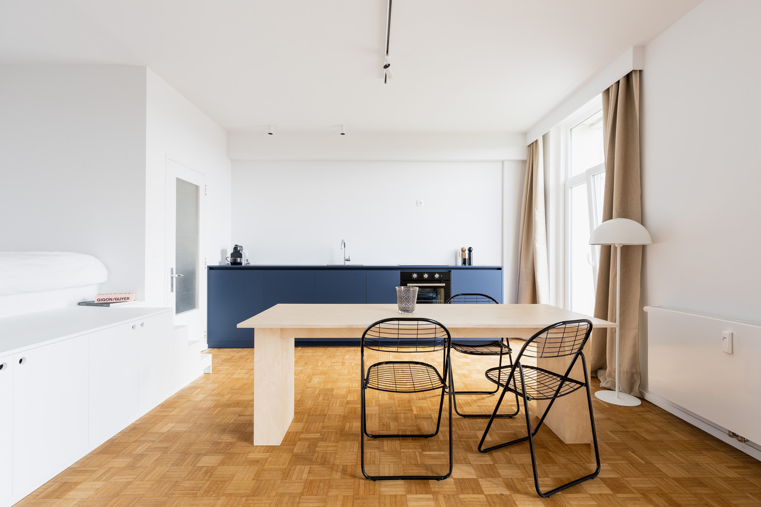 比利时布鲁塞尔现代主义公寓设计丨BÉRÉNICE ET MATHIEU-9