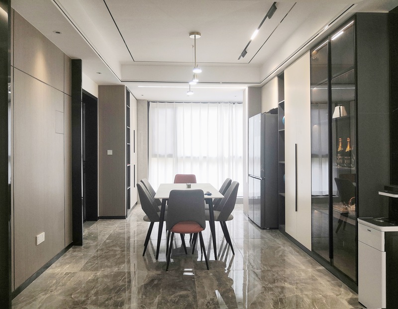 北尚御景 140 户型现代无主灯设计-5