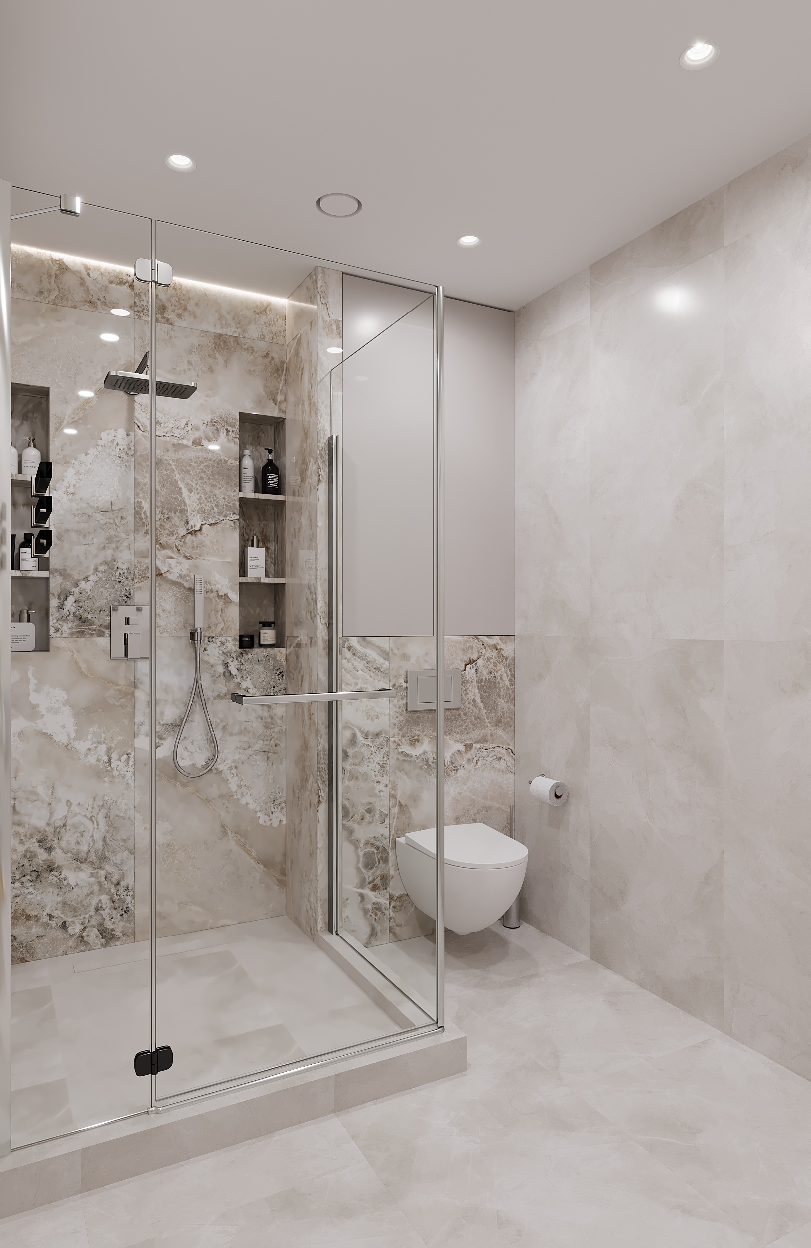 Contemporary 3-Room Apartment | Interior Visualization-18