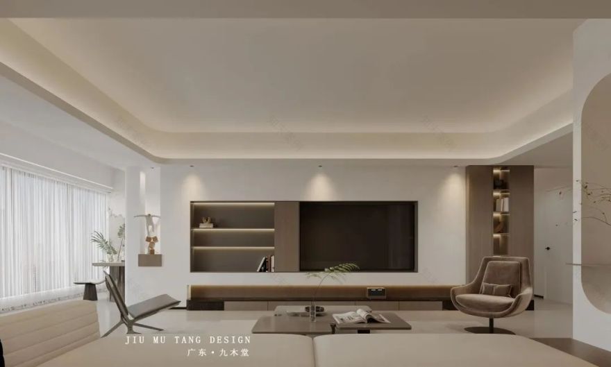 金碧尚都 177㎡现代轻奢风住宅设计丨九木堂设计-15