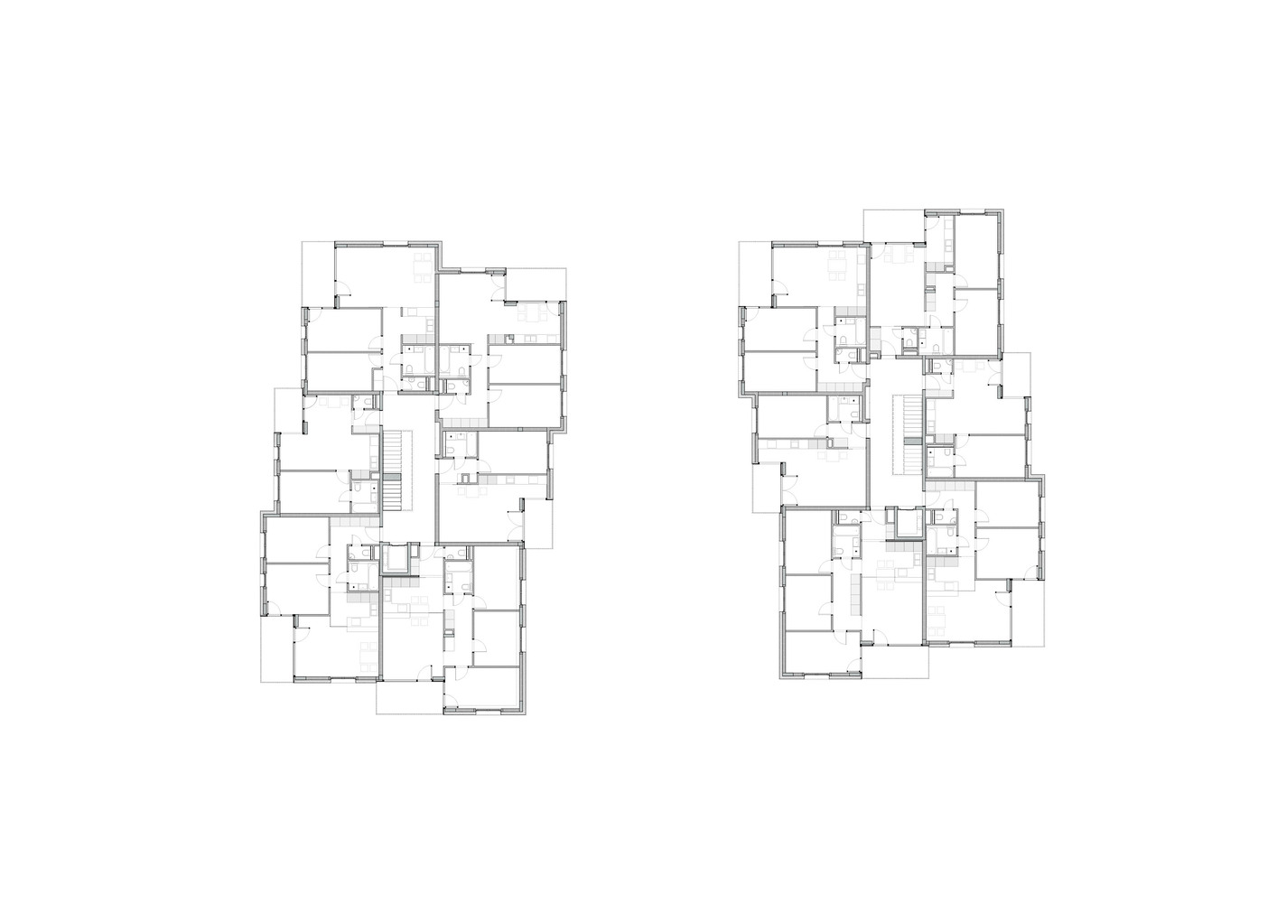 Kőér 2 住宅楼丨匈牙利布达佩斯丨epitesz studio-53