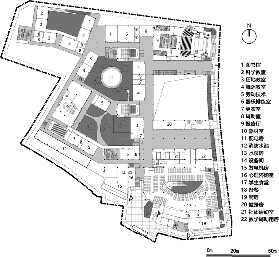 深圳市龙华区外国语学校福城校区丨中国深圳丨深圳大学建筑设计研究院有限公司“钟中 + 钟波涛”工作室-92