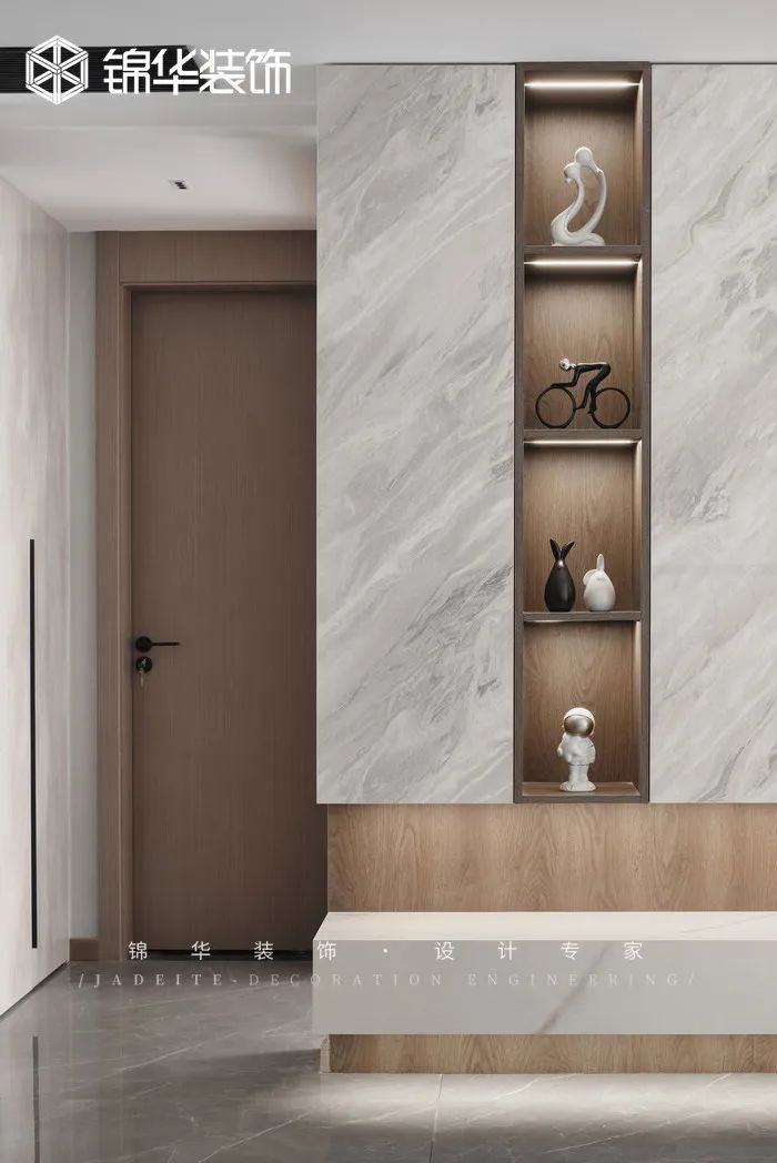 南京阅山居 160㎡现代简约家居设计丨中国南京丨锦华装饰-19