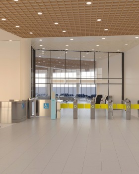 Quầy Lễ tân bến xe Yên Sở