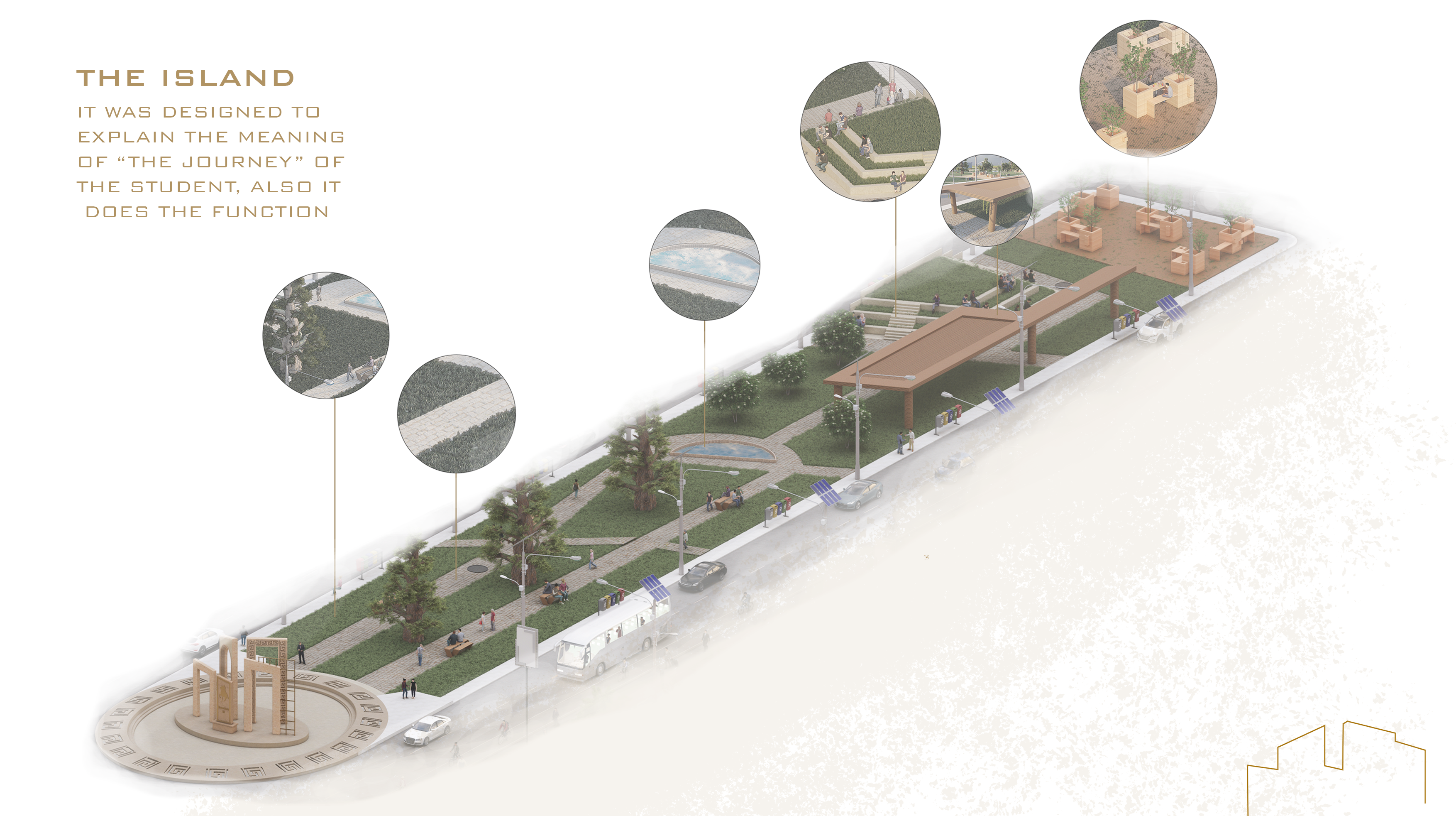 旅程纪念性设计丨Mansoura 大学美术学院-7