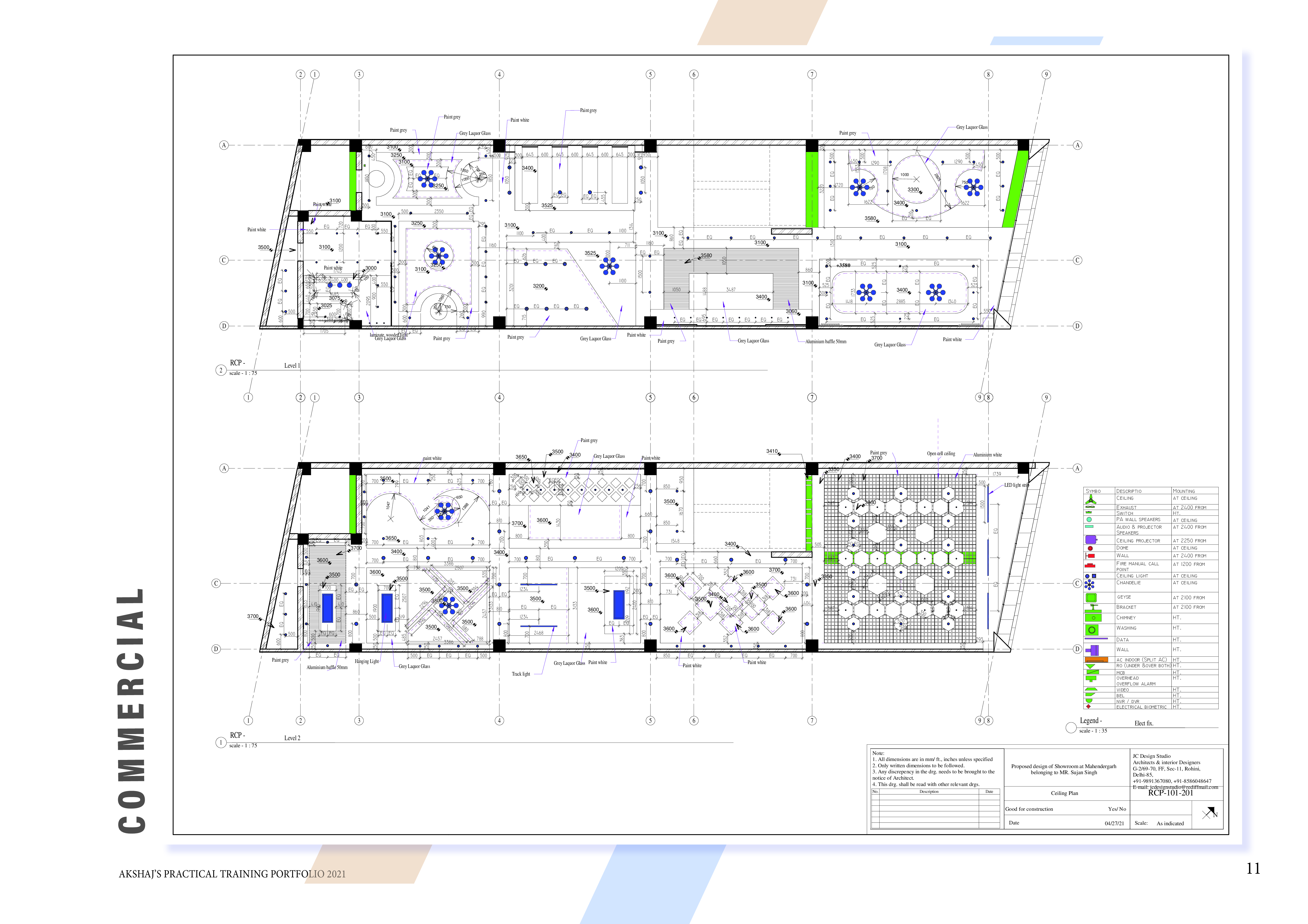 Architectural Internship Portfolio 2021-10