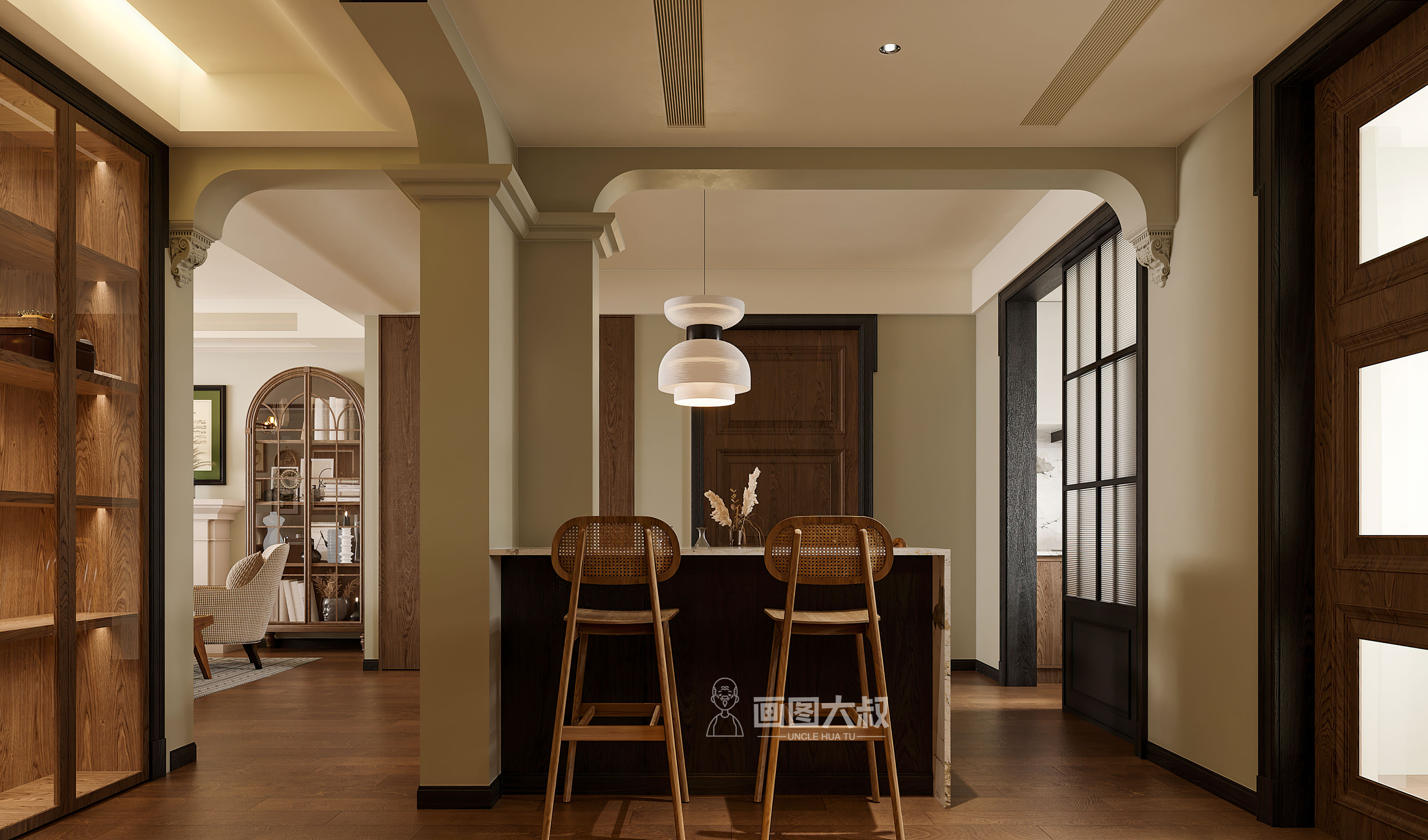 复古风效果图表现-4