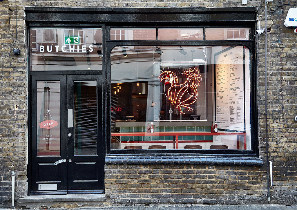 伦敦 Butchies 高级炸鸡三明治餐厅-11