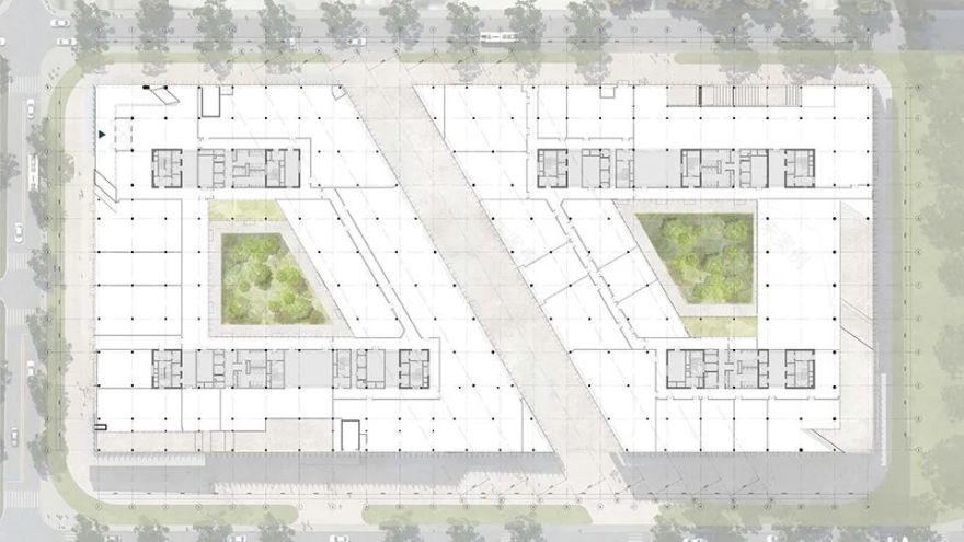 【AT】北京建院马泷新作|青岛浪潮大数据中心,超长建筑的“无限环”整合术-110