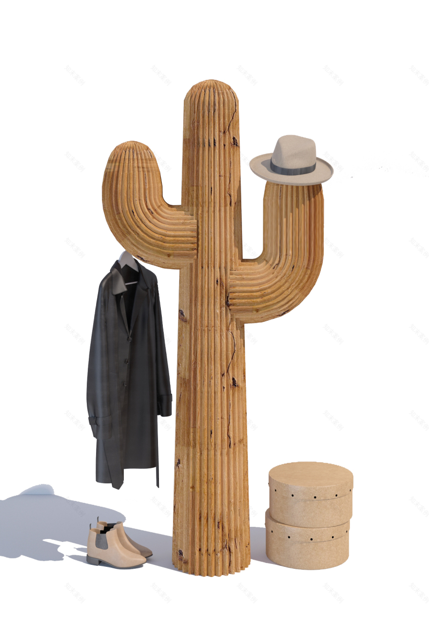 仙人掌挂钩(注:hanger常见有挂钩、衣架等意思,这里结合CACTUS推测为挂仙人掌的挂钩,如果有更具体语境,可能翻译更精准) 丨乌克兰基辅丨BNCD studio-5