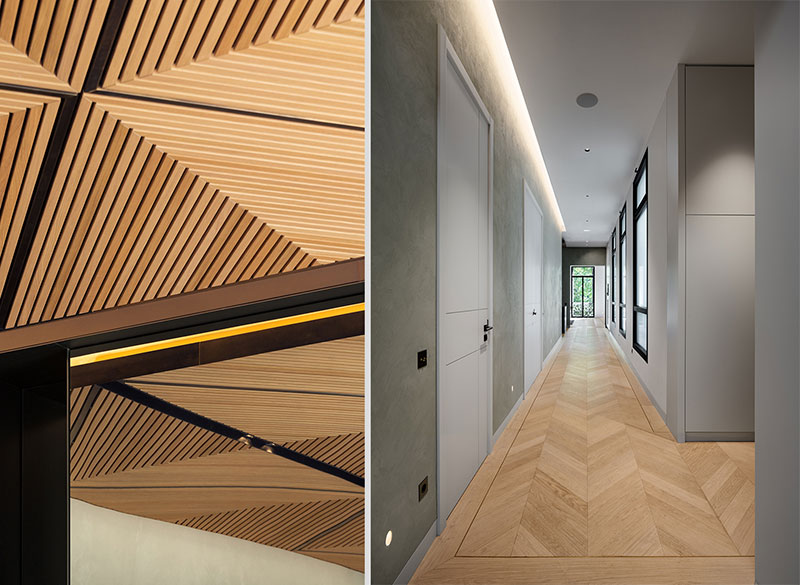 巴塞罗那原木艺术天花板的现代公寓-15