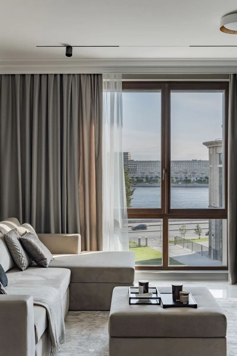 川谷堂 104㎡现代简约二人居丨Yulia Fambulova-11