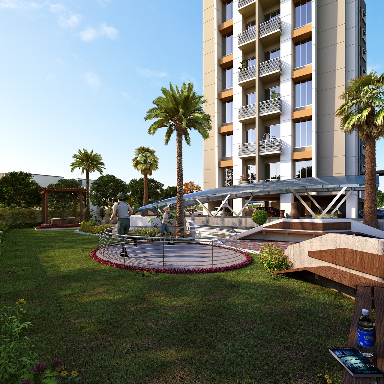 3D 建筑设计师打造的多功能商业空间-27