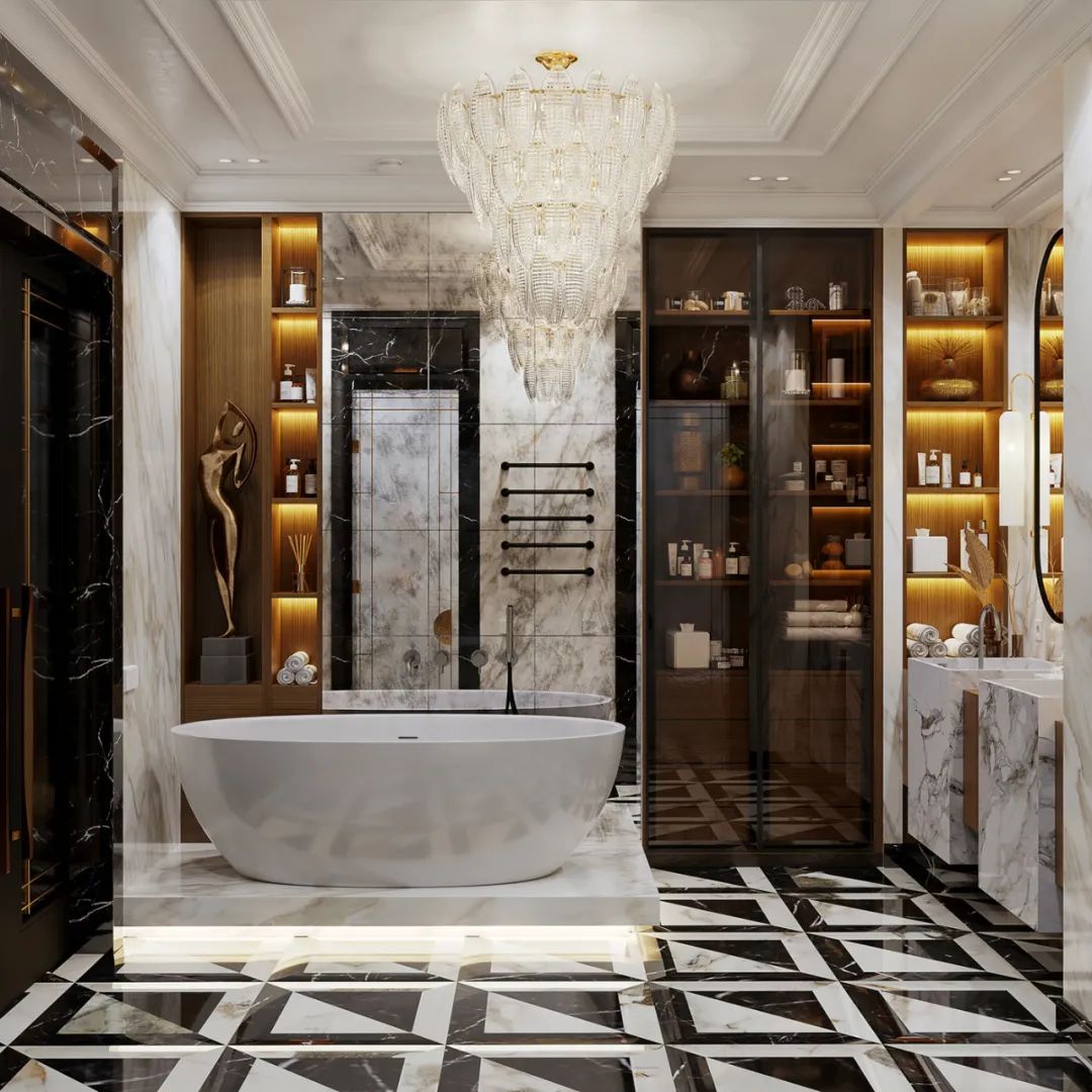 俄罗斯莫斯科 192·4㎡私人豪宅设计丨Julia Design-135