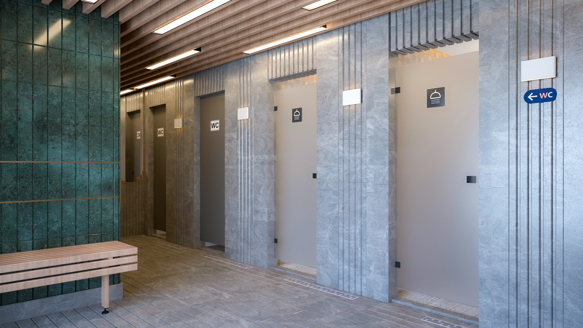 迪拜更衣室丨阿联酋迪拜丨Hazem Ahmed-5