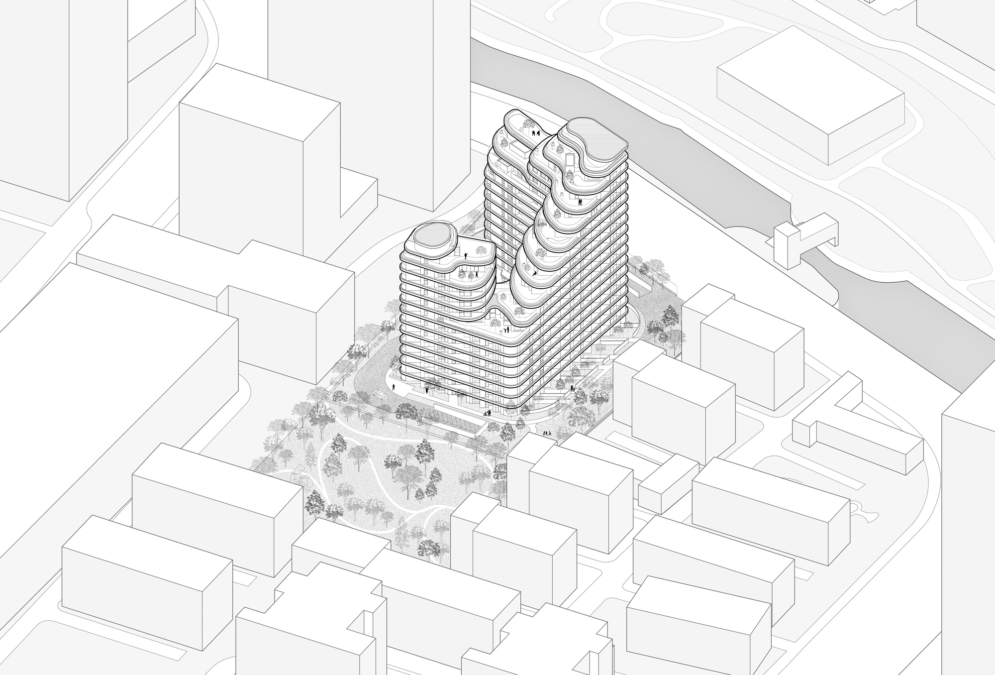 K·华河畔 E18 公寓丨中国上海丨Aedas,EID Arch,上海天华建筑设计-57