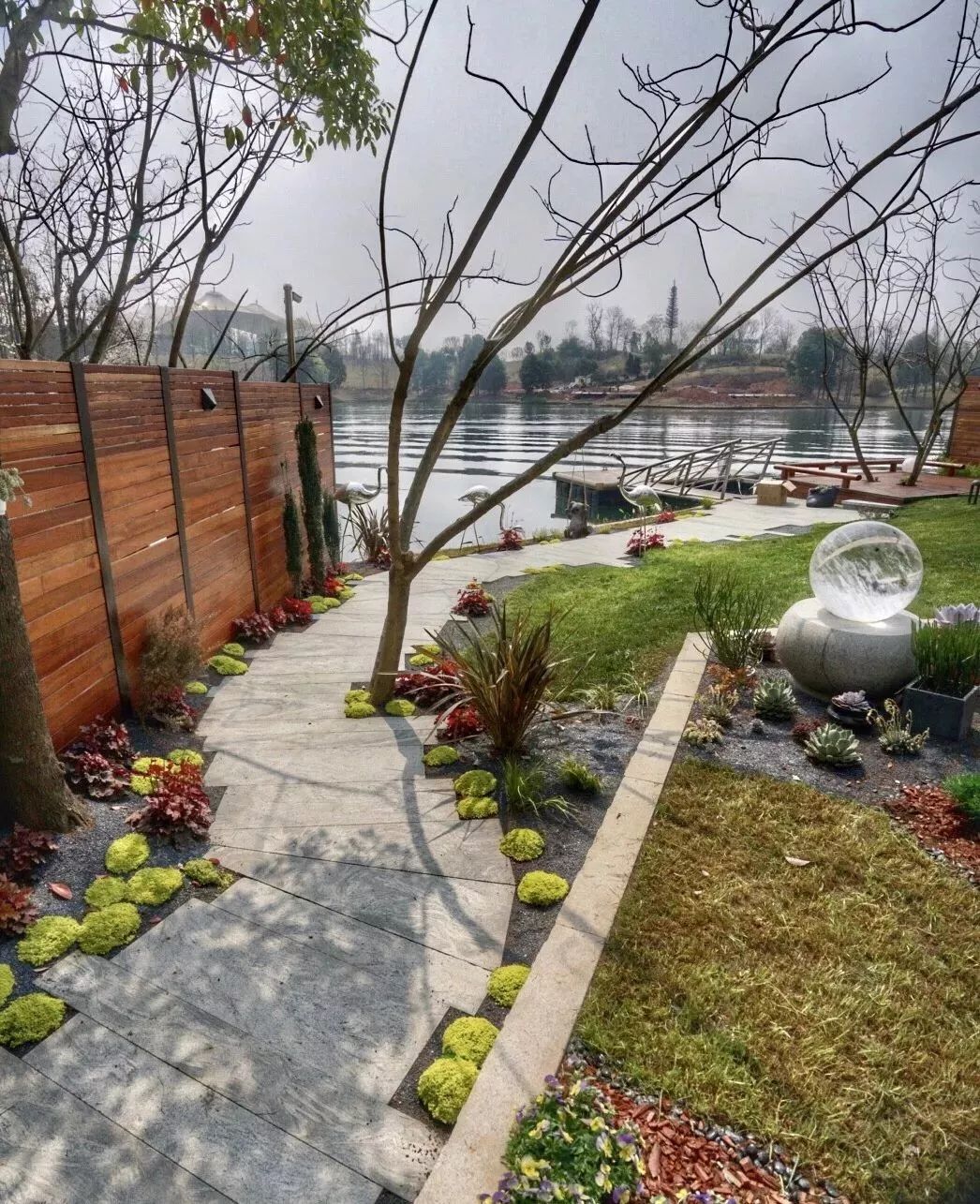 麓湖黑珍珠 | 现代极简风格的别墅花园设计-179