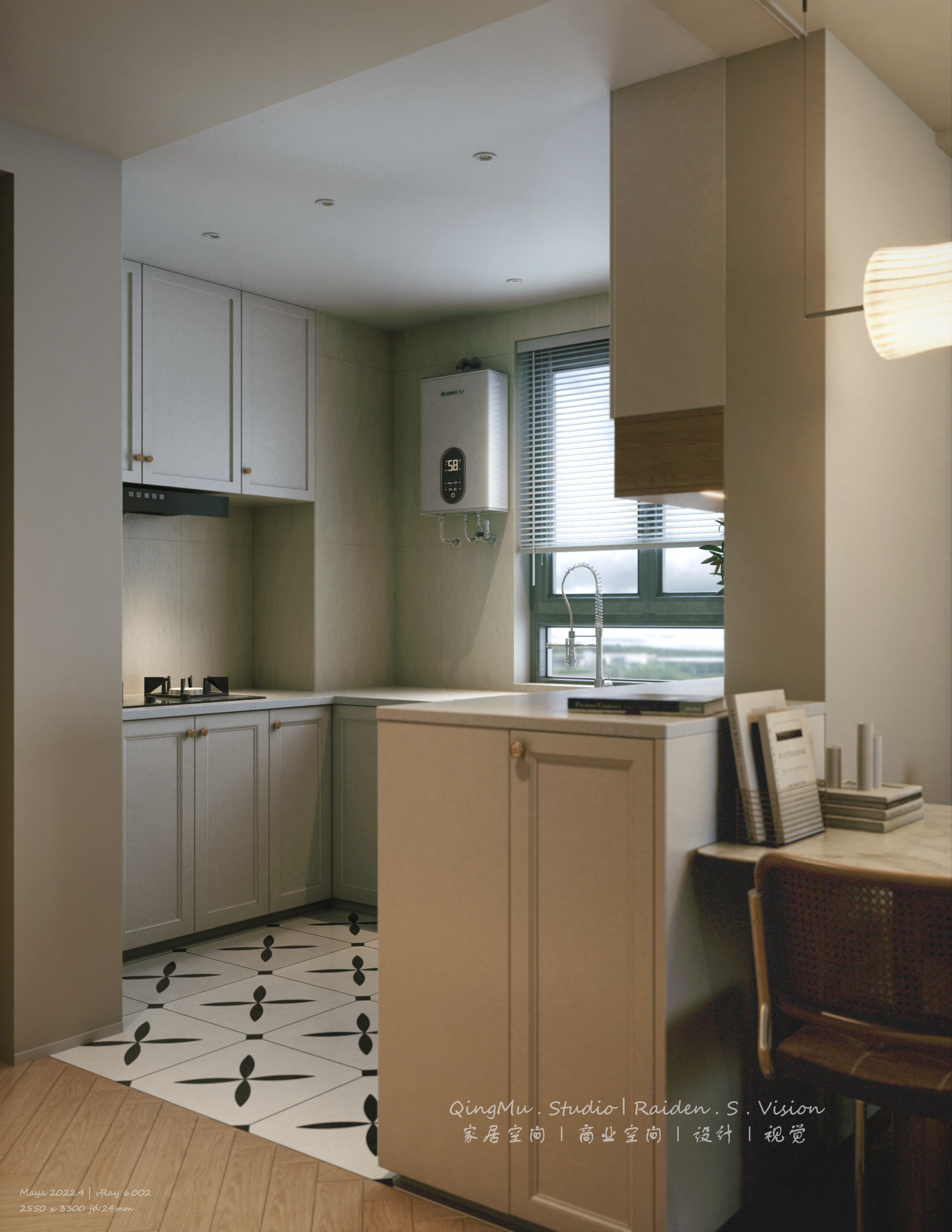 法式奶油风家居设计案例丨中国阜阳丨青木空间研究所-23